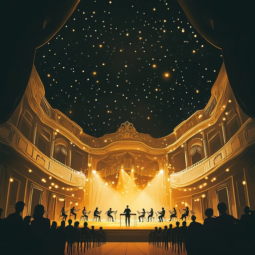 A grand orchestral opera piece that combines festive melodies with majestic harmonies, capturing the essence of celebration and unity in a joyous instrumental performance.