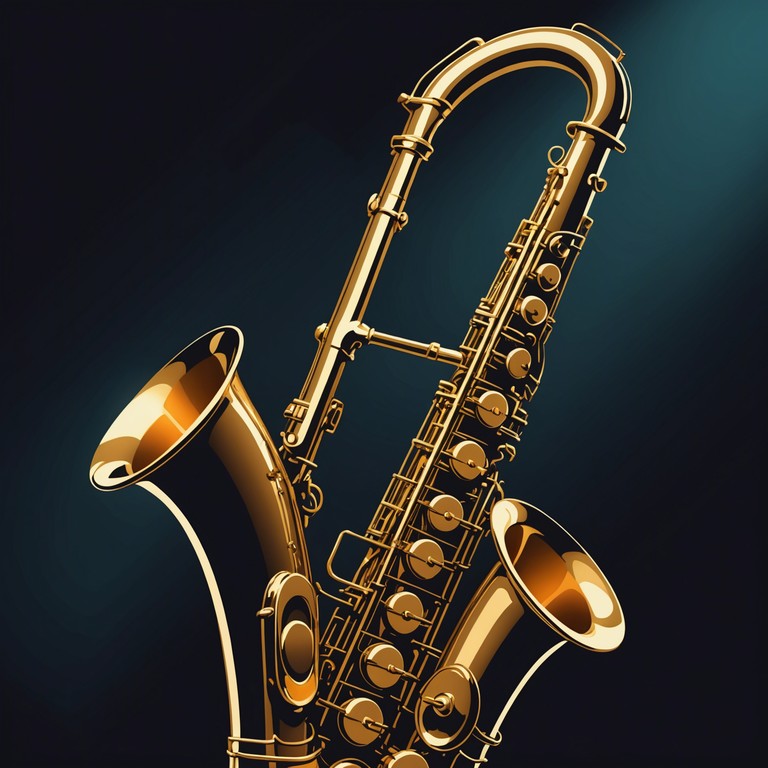 This track aims to evoke the atmosphere of a quiet, refined jazz club during the late hours, where subtle notes of a saxophone fill the dimly lit space with a sense of warmth and closeness. The melody is designed to be smooth and easy on the ears, portraying a gentle dialog between the heart and soul through its intimate swing vibes