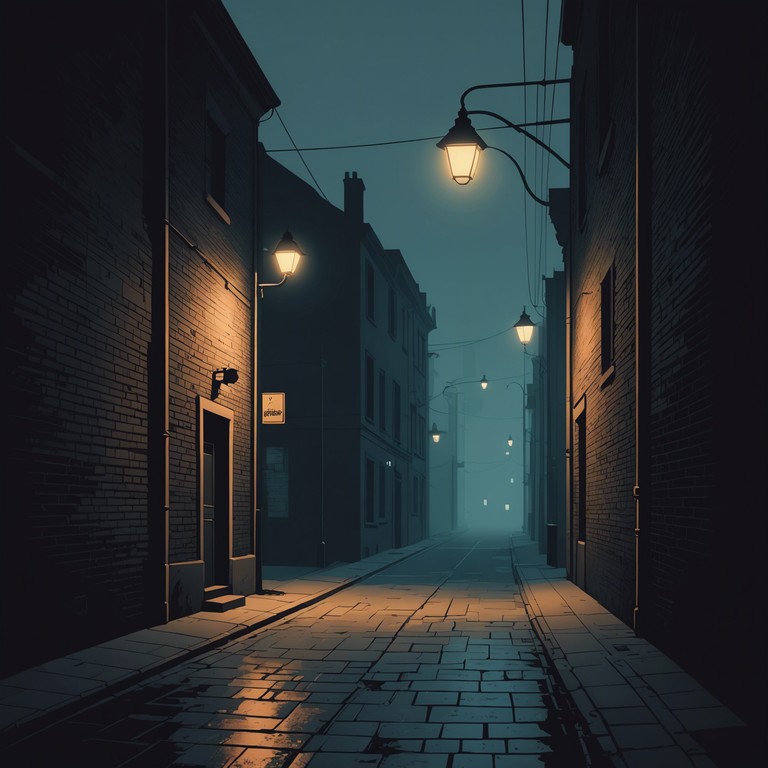 A track that captures the essence of walking through a desolate urban landscape at night, merging subtle grime rhythms with haunting ambient sounds. The piece starts with a strong grime beat that gradually dissolves into more isolated and sparse sounds, reflecting the unsettling feeling of being followed by unseen shadows.