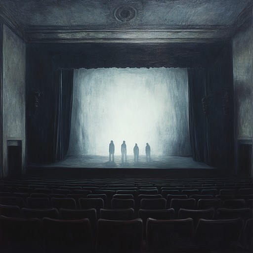 An evocative instrumental piece that takes listeners on a journey through abandoned theaters, echoing with whispers of performances past. Haunting piano melodies create an atmosphere of mystery and unease.