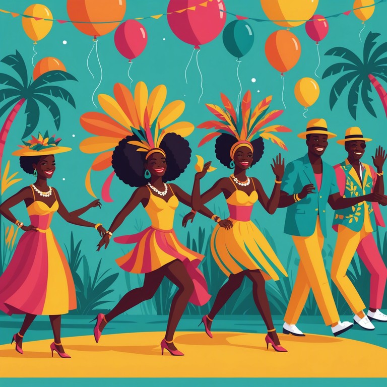 Dive into a musical journey that captures the essence of a caribbean carnival, featuring infectious beats and a lively steel drum performance, ensuring an atmosphere of pure joy and festivity.