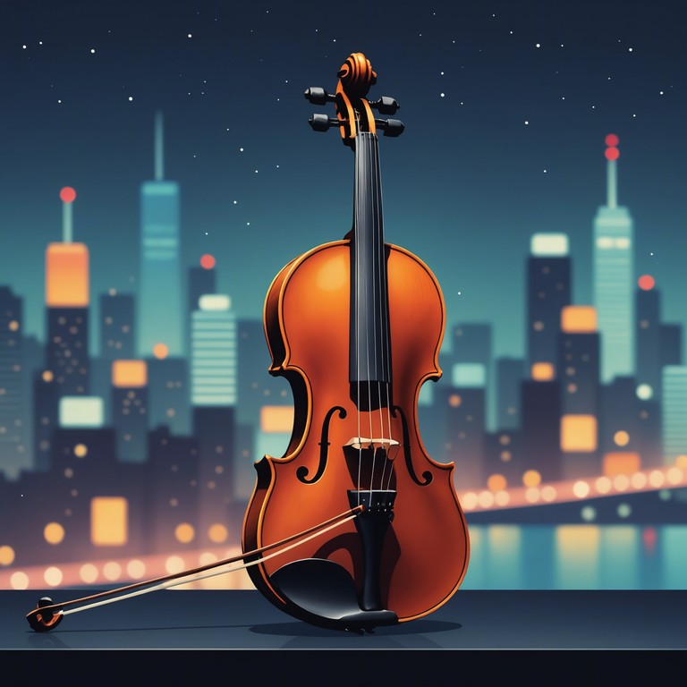 Imagine a symphonic journey through the heart of a bustling city at night, where every soft melody and thunderous crescendo captures the essence of urban drama and beauty.