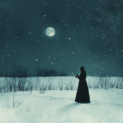 Exploring the shadowy side of christmas through haunting melodies that echo the solitude and chilly darkness of a winter's midnight. The composition investigates the contrasting feelings of isolation against the usual cheer of the season, using minimalist instrumentations to create a ghostly ambiance.