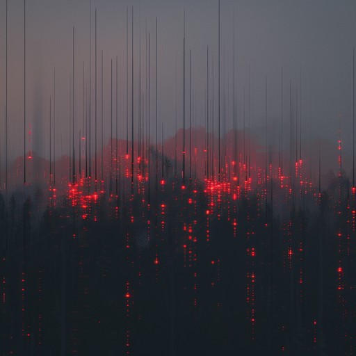 This track embodies the calm yet eerie atmosphere of a city waking up in a futuristic digital world. The piece should start with a soft, ambient introduction, gradually building up with layers of synths and light percussive elements, creating a feeling of awakening and subtle anticipation. This should be a journey from the quiet early morning into the first lights of day, characterized by digital and cybernetic sounds, mimicking the waking of a futuristic society.