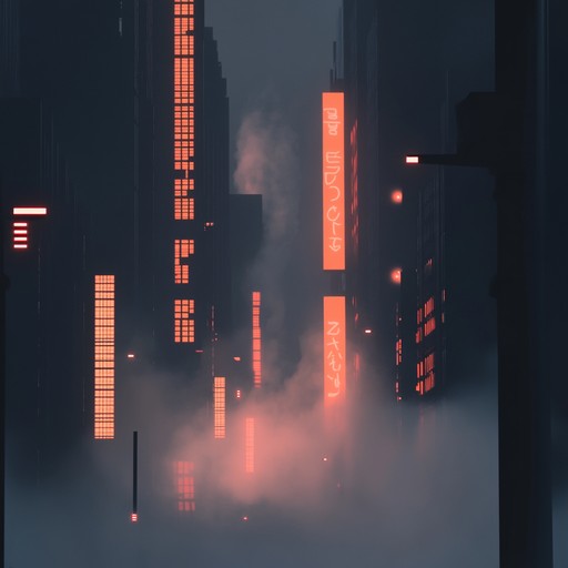 This ambient piece uses tense, haunting synth rhythms and unsettling patterns, leading listeners through an anxious journey overshadowed with mystery, as they traverse a post apocalyptic neon lit cityscape scanning each corner in fear of the unknown.