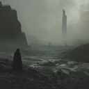 eerie sounds envelop an ominous landscape