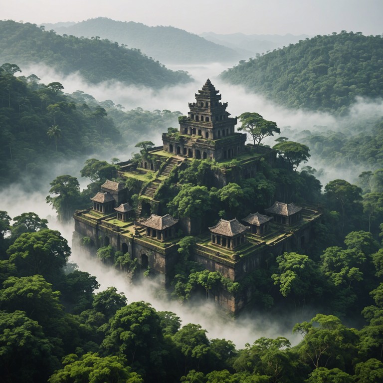 This piece weaves mysterious melodies with the rich, rhythmic textures of latin music, creating an enigmatic yet inviting soundscape. The track is designed to evoke a sense of mystery and exploration, as if wandering through a forgotten city engulfed in the lush jungles of south america.