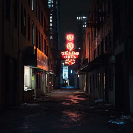 Dive deeper into the sonic environment of a future city at night, focusing on the pulse of its electronic life and the stories hidden in its shadows.