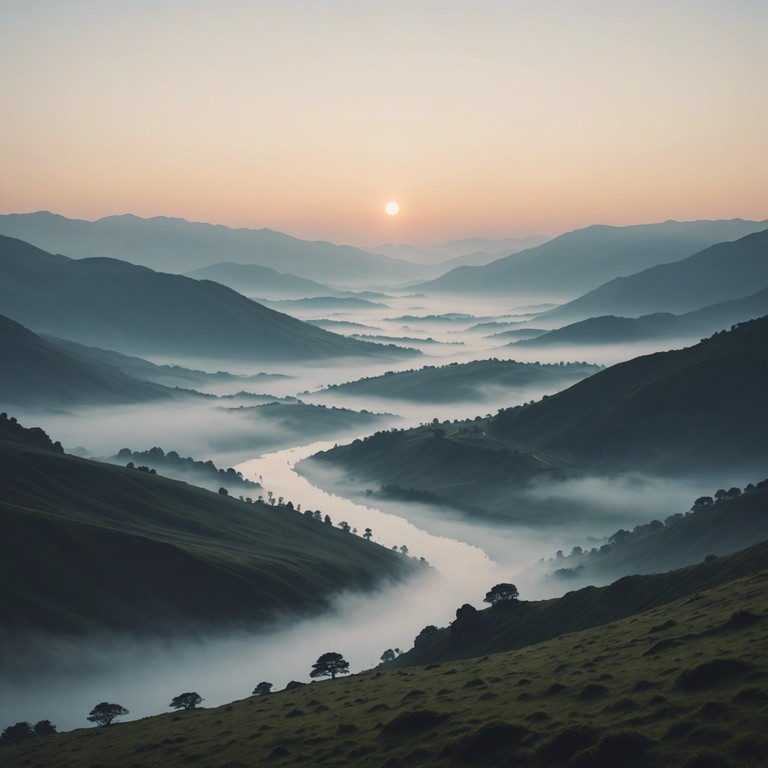 In this piece, ambient orchestra music weaves into a serene, yet powerful narrative, conjuring images of ancient lands and long forgotten stories. The peaceful harmonies guide the listener through a journey of epic proportions, where the past meets the present in a gentle embrace, suggesting both grandeur and tranquility.