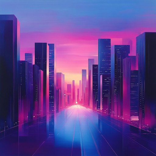 A compelling instrumental featuring darkwave beats underscored by optimistic synth melodies, creating a unique blend of darkness and light. It conjures images of neon lit streets and a hopeful future amidst a dystopian backdrop.