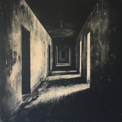 An instrumental ambient composition that weaves dark, eerie textures with dissonant tones and haunting echoes to evoke a sense of unease and mystery in the listener.