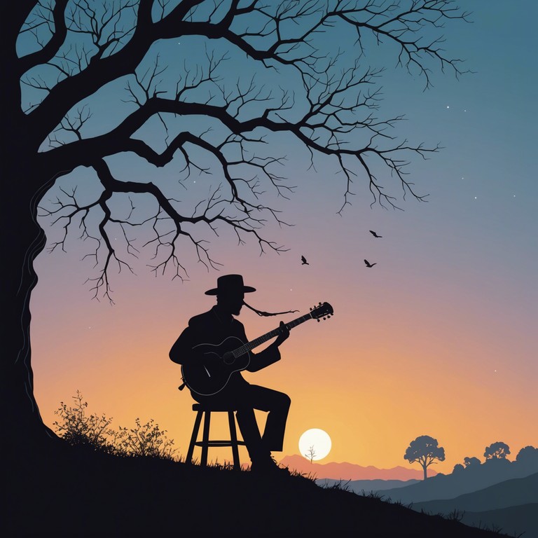 A traditional instrumental piece that intertwines the rustic charm of folk motifs with exhilarating modern rhythms to create a soundtrack that feels both ancient and contemporary. This juxtaposition brings life to the imagery of shadows dancing whimsically over a walnut grove as dusk settles.