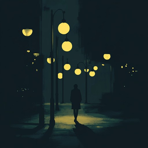 A laid back funk instrumental with soulful bass lines and gentle rhythms, evoking feelings of nostalgia while strolling through quiet urban landscapes at night.