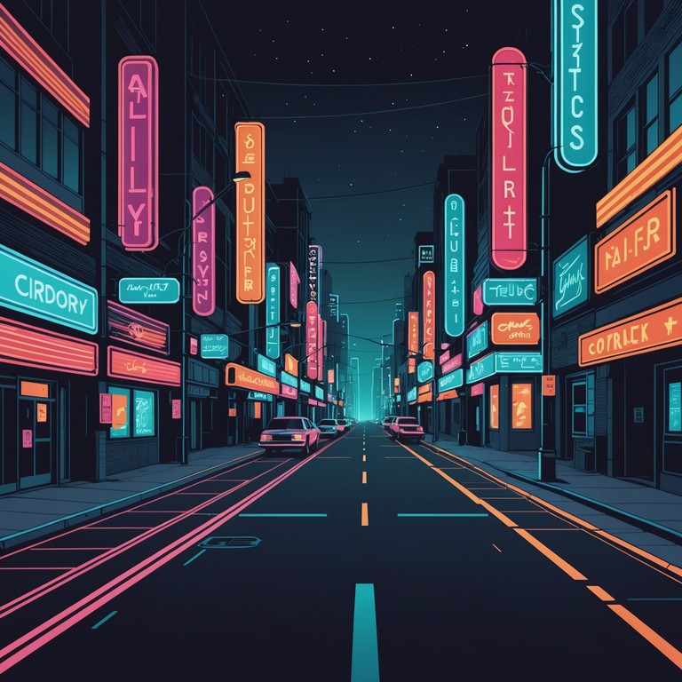 This track captures the essence of a lively cityscape at night, infused with electrifying guitar riffs over a pop rock bassline that brings a funky edge. It's designed to emulate a spontaneous dance party on a bright neon lit street, celebrating freedom under the starlit sky.