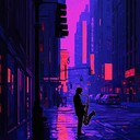 a smooth jazz piece inspired by urban streets