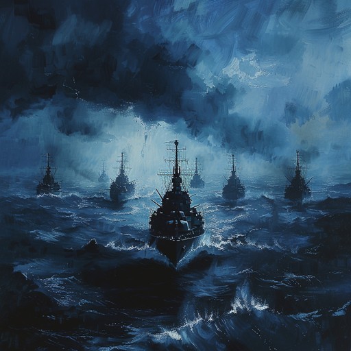 A stirring orchestral track that brings to life the brave and perilous journeys of the russian navy. The arrangement features bold brass, emotive strings, and rhythmic percussion, creating a cinematic experience of maritime exploits and battles.