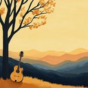 instrumental bluegrass capturing serene appalachian landscapes at sunset