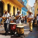 a vibrant mix of afro cuban and funk rhythms