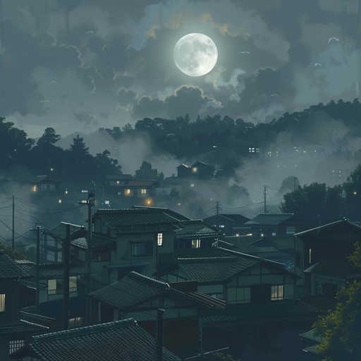 Dive into a chilling nightscape with this unnerving instrumental anime track, masterfully blending eerie calmness with sinister undertones. The slow, haunting melody carried by the theremin provides a surreal and unsettling atmosphere, making listeners feel as if they are wandering through a ghostly, fog laden village in a horror anime. Perfect for creating an atmosphere of suspense and psychological tension.