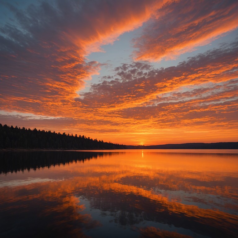 A contemporary opera piece that mirrors the first light of dawn through a piano's harmonious play, signaling optimism and the fresh possibilities of new endeavirs. The composition carefully transitions from soft, mellow tones to a resonating climax, mirroring life's beautiful beginnings and the serene power of the sunrise.