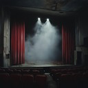 an eerie piece evoking a haunted, abandoned theater's whispers