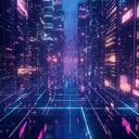 heart pounding synth journey through cyber cityscape adventure