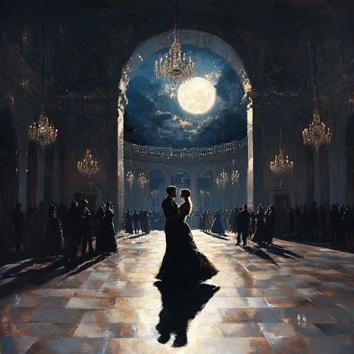 A soft, enchanting waltz that evokes the feel of a mystic nighttime ballroom. Delicate piano strains blend with subtle orchestral elements to create an atmosphere full of moonlit charm and mystery.