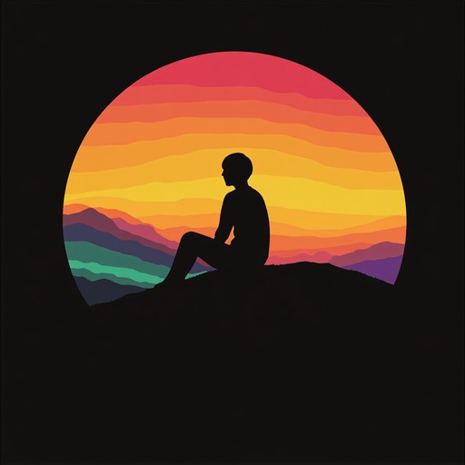 This instrumental piece features soothing acoustic guitar melodies and soft percussion, creating a warm and peaceful atmosphere reminiscent of watching the sun set over a quiet landscape. The music gently builds, inviting listeners to reflect and unwind.