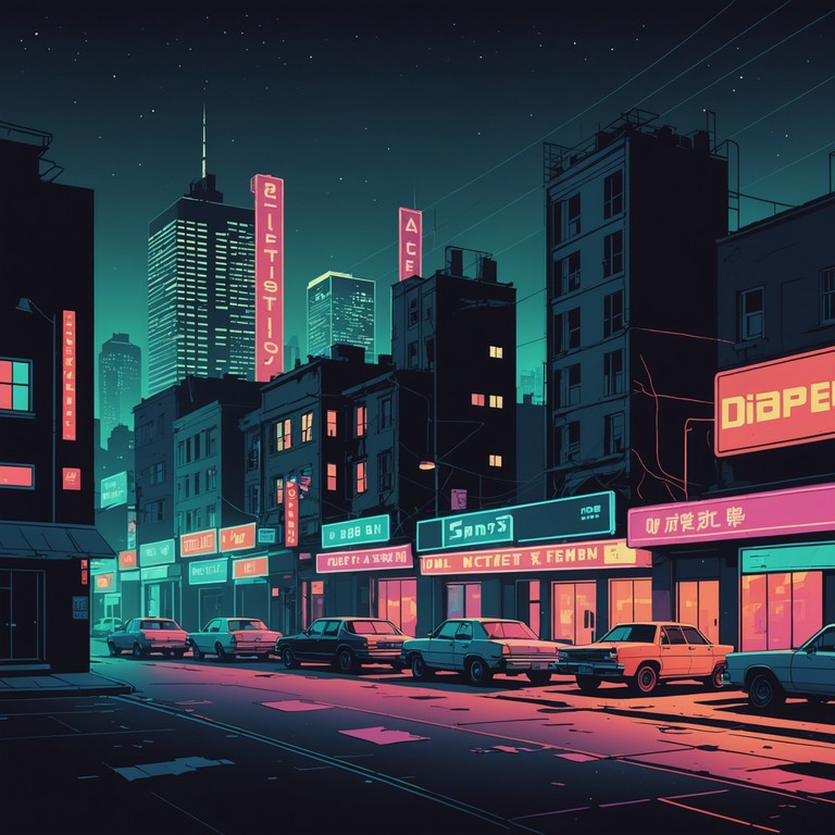 A deep dive into the underbelly of the cityscape, this track captures the essence of gritty textures layered with sharp, electronic sounds, creating a compelling urban atmosphere. The composition focuses on a narrative that portrays the contrast between the ruggedness of urban decay and the sleekness of modern electronics through captivating soundscapes.