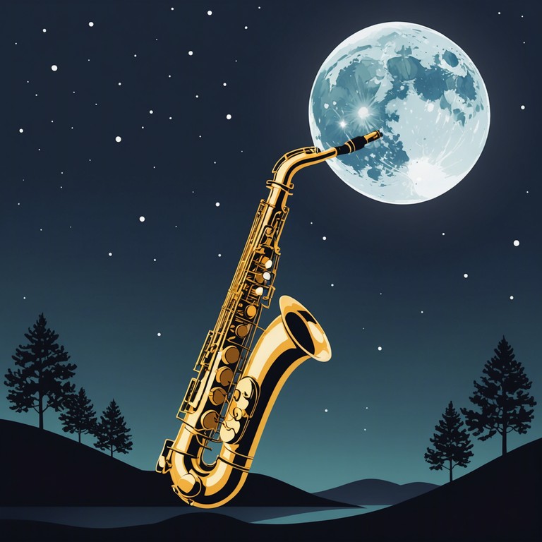 A seductive blues composition weaving through the quiet, moonlit hours with soothing, sensual saxophone melodies that stir the soul and ignite a gentle fire in the heart. The track combines classic blues sensibilities with a tender, romantic flair, creating an atmosphere of intimacy and allure.