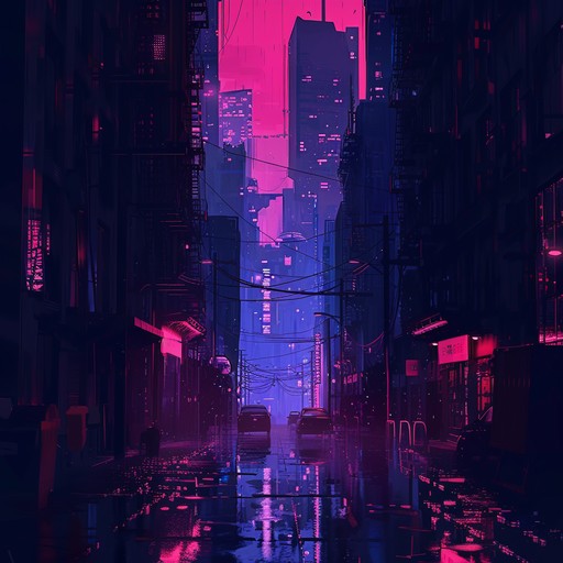 Dive into a world of neon lit shadows, where the echo of forgotten cities reverberates through the fragmented digital ether. This composition captures the essence of a future lost to dark algorithms and mechanical dominance. With deep basslines, haunting synths, and intricate soundscapes, it paints a vivid picture of a sprawling metropolis, alive and yet darkly enchanting.