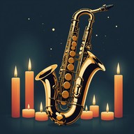 saxophone serenades in soft moonlight