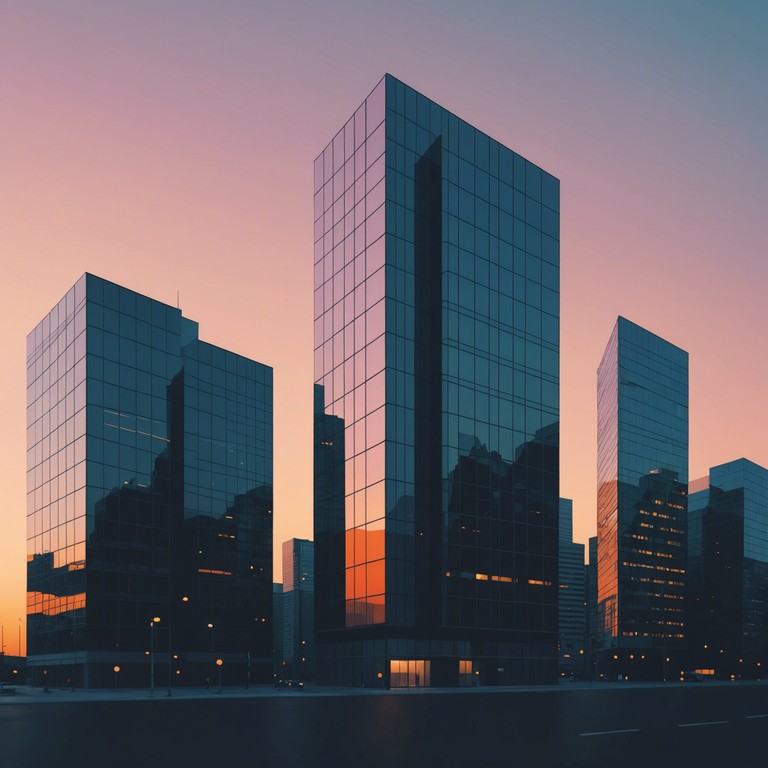 Shadows in the boardroom creates an auditory journey through the lesser seen, darker corridors of corporate life, illustrating the tension and enigma that can lurk beneath the surface of professional environments.