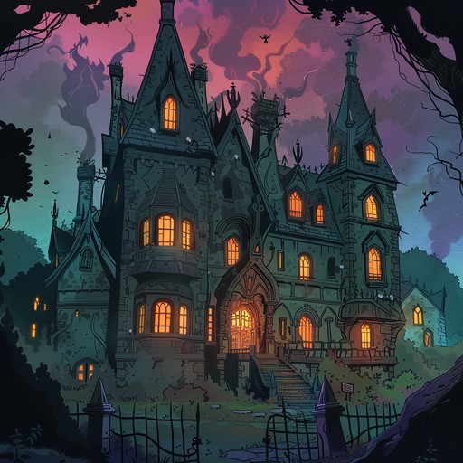 A fusion of funky basslines and eerie synths creating a haunting yet groovy track. Ideal for mysterious and spooky settings!