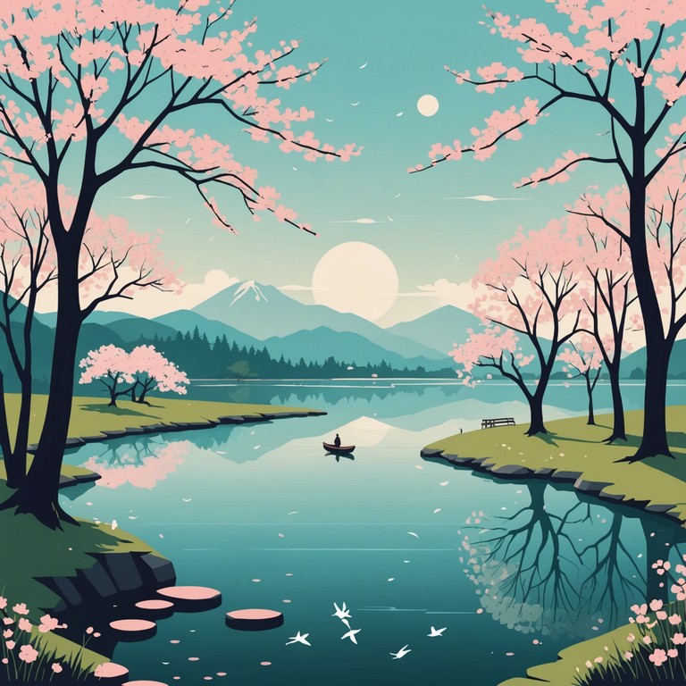 This composition captures the ethereal beauty of cherry blossoms swirling in a serene japanese garden during spring. Ideal for creating an atmosphere of contemplation and gentle nostalgia. The instrumental arrangement is designed to evoke the soft, fluttery essence of sakura while providing listeners a sense of peaceful solace.