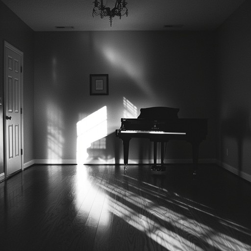 A chilling, minimalist piano piece that captures the essence of solitude and relentless grief. The haunting notes linger, weaving a tapestry of melancholy that echoes through the darkness. Subdued dynamics intensify the sense of despair, making it a powerful composition that resonates with the deepest emotions.