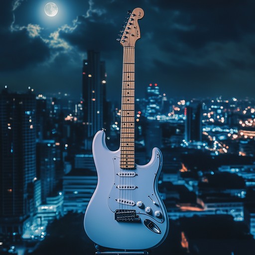 Experience the pulse of the city through this jazz fusion piece, combining smooth jazz guitar with hard hitting drum grooves. The track offers a sophisticated yet gritty vibe, ideal for urban nights.