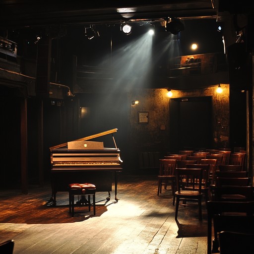 Delight in a calm evening on broadway with gentle, soothing melodies. The piano softly tells enchanting stories, delivering a tranquil, serene atmosphere perfect for peaceful relaxation