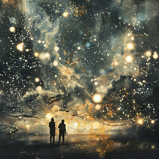 Step onto a cosmic dance floor where stars twinkle and nebulae glow. The waltz envelops you in ethereal melodies and dreamlike rhythms, creating an enchanting atmosphere that transports you to a magical realm