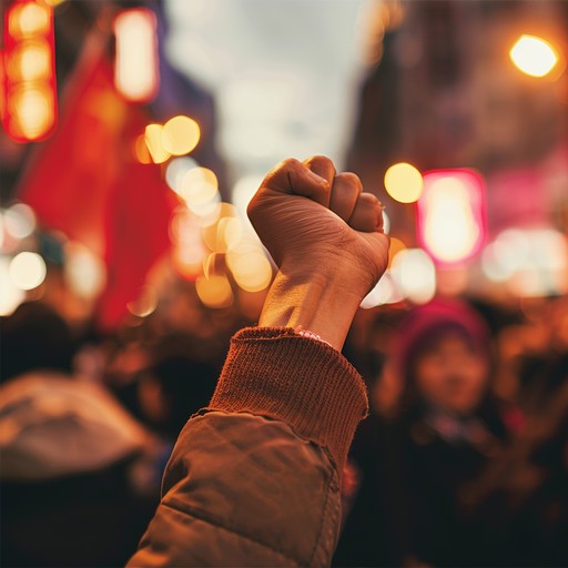 An anthem that uses the hang drum to bridge generations and cultures, embodying the spirit of resistance and change. The music flows like a banner at a rally, calling for unity and action across the globe.