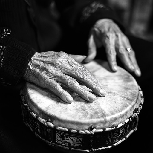 A powerful instrumental piece highlighting traditional tribal drums and rhythmic patterns that transport listeners to a vibrant gathering, embracing the heartbeat of the tribe and the pulse of the earth.