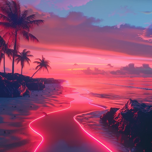 This track delivers energetic yet relaxing beach vibes with pulsating beats and dreamy synthesizers, capturing the essence of a vibrant sunset at the beach. Great for summer playlists or as a background track for uplifting moods.