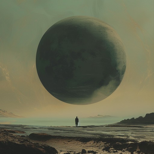 Craft a musical expedition that navigates through expansive soundscapes, blending progressive rock intricacies with electronic ambience, creating a profound auditory experience typical of a deep space odyssey.