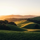 serene mountain morn with evocative, hopeful folk melodies