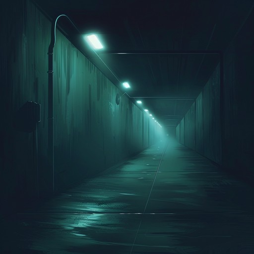 A high octane pursuit set in an abandoned underground subway at night. Aggressive drums punctuate the tension, while ghostly echoes and snarling basslines lie just beneath, crafting a chilling, suspenseful mood.