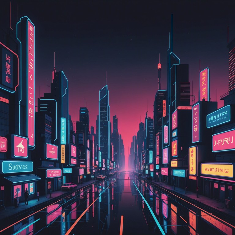 Delve into the depths of a futuristic city where the night never ends, and the urban sprawl is lit by neon. Heavily synthesized sounds and pounding beats depict the relentless energy and dark undercurrents of this speculative urban environment.