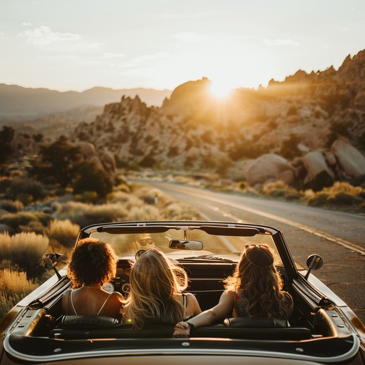 A vibrant and joyful rock song, perfect for soundtracking memorable road trips. With its lively guitar solos, dynamic drum beats, and positive vibes, this tune captures the spirit of adventure and the simple pleasures of summertime traveling with friends.