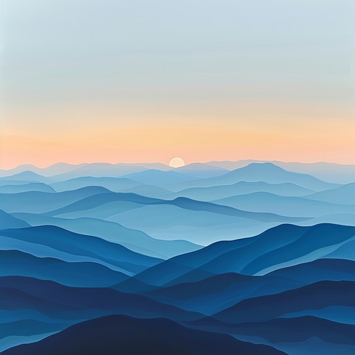 A soft acoustic guitar melody greets the morning light as it rises over the misty blue ridge mountains. Accompanied by the warm tones of a fiddle and the gentle strum of a banjo, the song evokes the peaceful beauty of a rural sunrise. The instruments weave together in a delicate, uplifting harmony that gradually builds, like the sun peeking over the horizon and spreading its golden glow across the tranquil landscape.