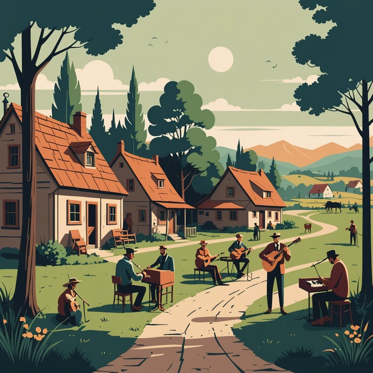 This track features a gentle melody that embodies the spirit of a peaceful eastern european village, with traditional klezmer instruments weaving a tapestry of sound that is both uplifting and nostalgic.