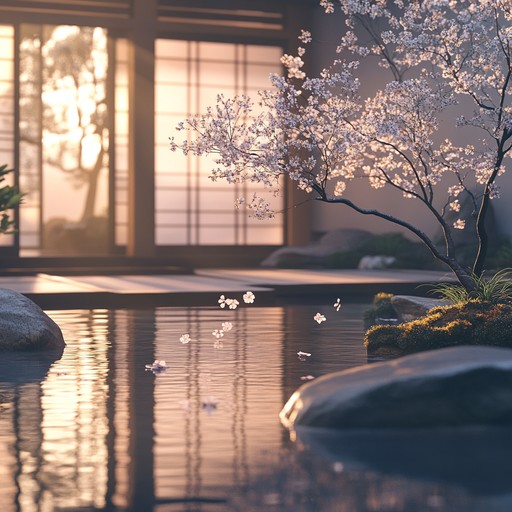 An ambient instrumental featuring the shakuhachi, creating a peaceful atmosphere that transports listeners to serene landscapes and inner peace.